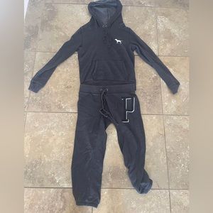 PINK Sweatshirt and Capris Size Small